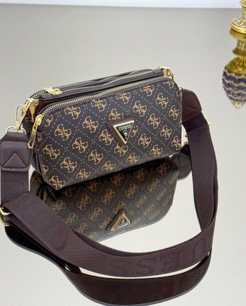 Çapraz Askılı Çift Bölmeli Kadın Çanta