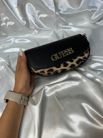 Özel Markalı Leopar Desenli Kadın Çanta